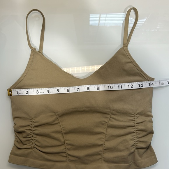 Free People Movement Good Karma Ruched Crop Tank M/L - Picture 10 of 11